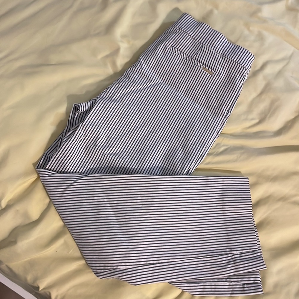 Capri striped pants